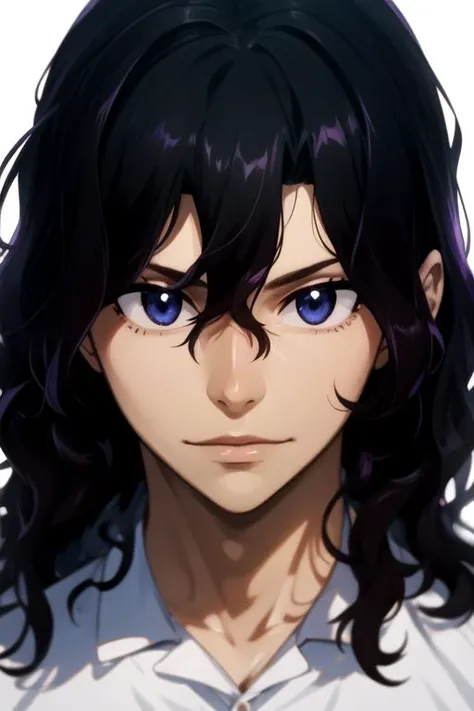 photorealistic, (4k), depth of field, (Masterpiece), (realistic skin texture), extremely detailed, intricate, hyper detailed, high resolution, professional photography, , depth of field, sharp detail, best quality, looking at viewer, 1boy, solo, male focus, <lora:junta_teshima:0.88>, junta_teshima, black hair, black eyes, hair between eyes, sanpaku, wavy hair, , tavern, HD-DVD