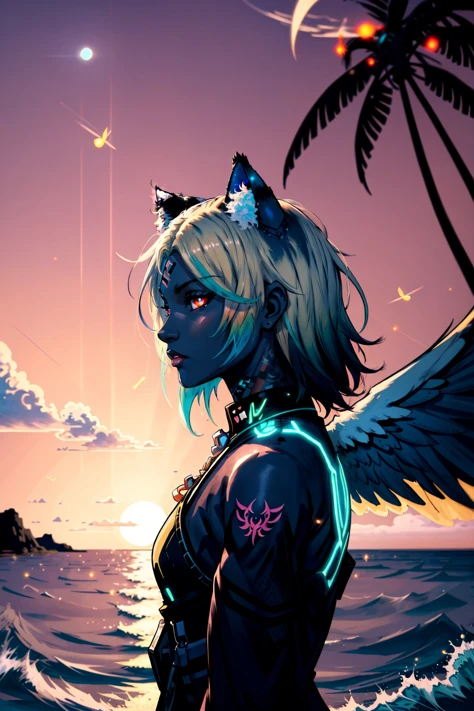 NagiDark NeonLightingScene NoiseFilter OseaDuskIsland