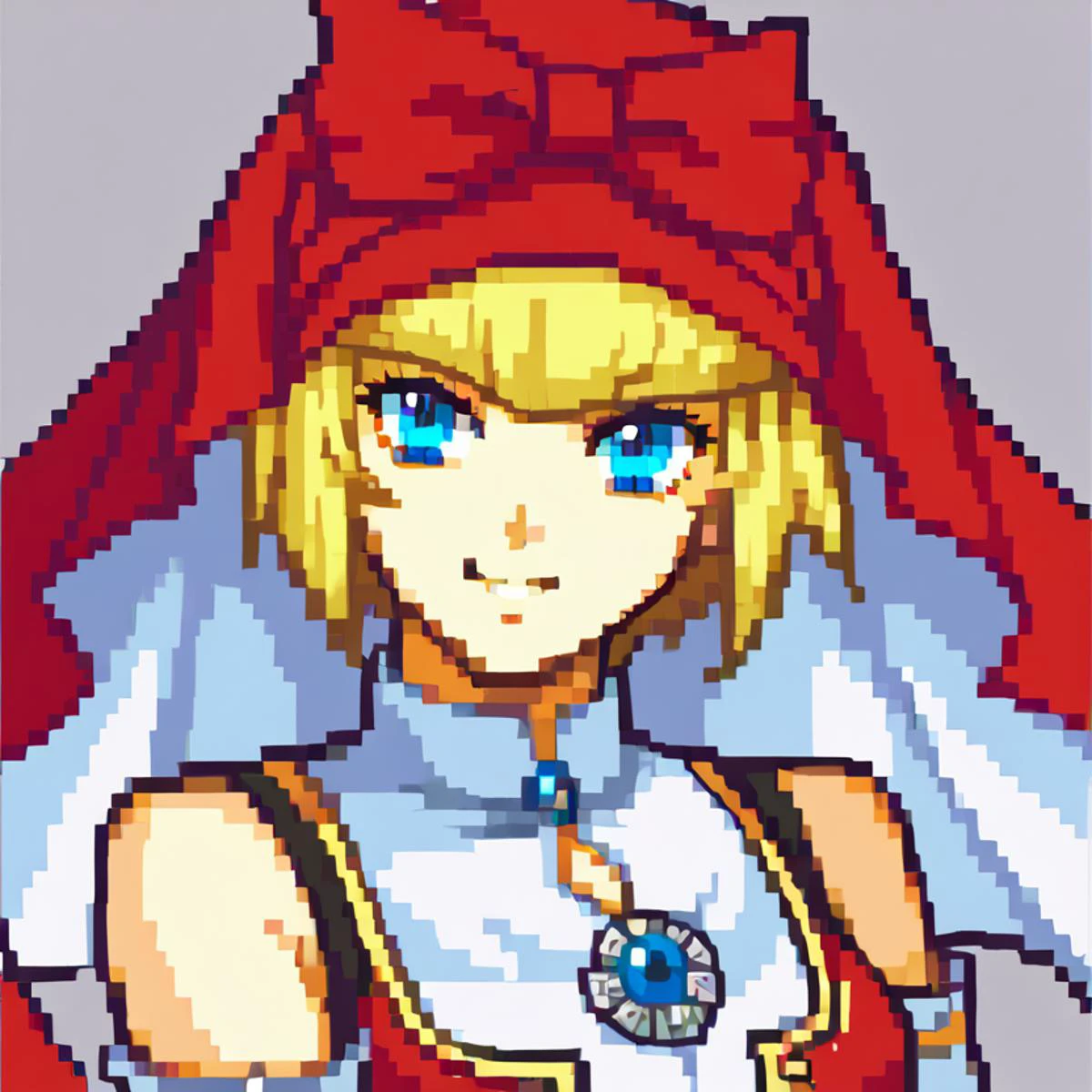 score_9, score_8_up, score_7_up, source_anime, BREAK 1girl, solo, <lora:zs_FEGBAPortraitsXL:1>, fegbaportraits, portrait, white background, <lora:Idun-pdxl-DoRA_Fp:1>, idunnsmt, short hair, blonde hair, blue eyes, veil, red bow, red dress, vest, frilled skirt, white gloves, elbow gloves, smile, bare shoulders, miniskirt, black skirt, brooch,