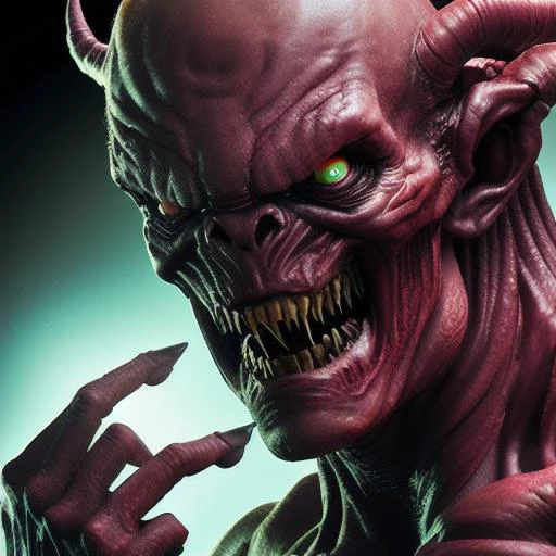professional hyper realistic photo, nikon d850, demonic evil erotic monster from space, full body