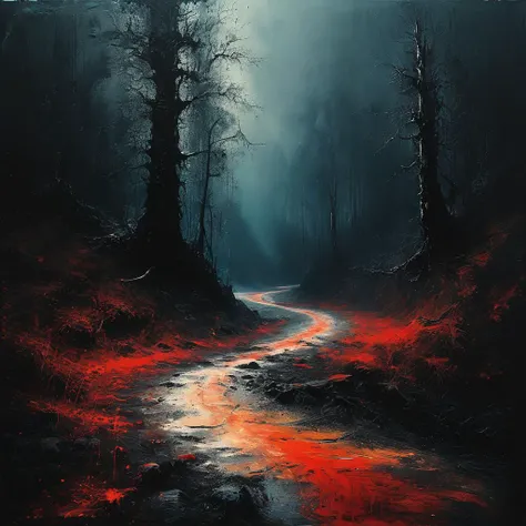 I wanted a river of blood and a forest