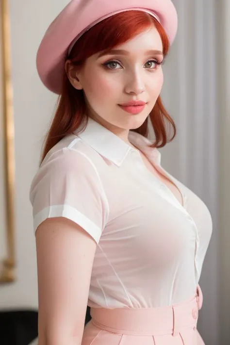 DEN_evashine_SG,
in Paris wearing a (shirt:1.3) and (beret:1.2), france, (French:1.2), Paris, Eifel tower, scenic,
bokeh, f1.4, 40mm, photorealistic, raw, 8k, textured skin, skin pores, intricate details <lora:epi_noiseoffset2:1>, epiCRealism, <lora:ClothingAdjuster3:-0.8>