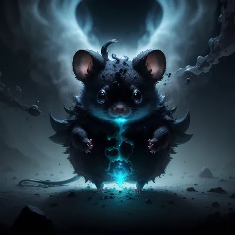 <lora:AbyssalTech-20:0.8>,abyssaltech , scifi,
dark energy, ethereal, dissolving, see-through ,abyss,
pokemon \(creature\), hamster