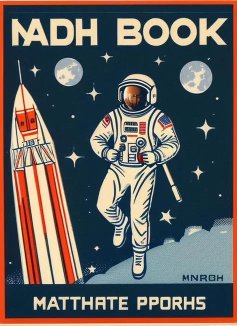 (<lora:Matchbox:.8>) a poster, a matchbox of an astronaut, by m1,