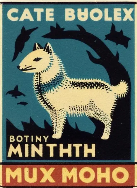 (<lora:Matchbox:.8>) a poster, a matchbox of an animal