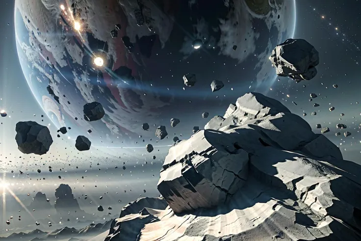 3d, realistic, highres, high quality, octane render, detailed, 4k wallpaper, sci-fi, cyber, cinematic light,(masterpiece),
scenery, spacerock-scatter style, a huge rock was destroy by unknown forces debris scattered in shape of diffused sputtering
<lora:scatter rocks_20231128185243-000003:0.9>