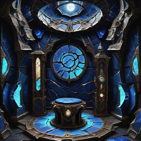 hyper detailed masterpiece, dynamic, awesome quality,DonMFr4ck7ur3dUnd3rw0rldXL wizard's chamber, exquisite fabrics,chair,mirror, tuff stone,natural stone tiles (excluding those mentioned before), gas lanterns, recessed lighting, steampunk <lora:DonMFr4ck7ur3dUnd3rw0rldXL-000006:1>