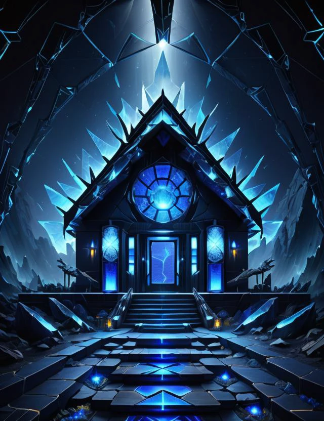 hyper detailed masterpiece, dynamic, awesome quality,DonMFr4ck7ur3dUnd3rw0rld holographic surgery theater, quantum nanowire power cables,obsidian stone,slate tiles roof,metal roofing sheets, oil lamps, motion sensor lights <lora:DonMFr4ck7ur3dUnd3rw0rld-000009:0.75>