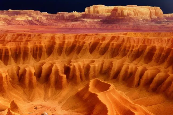8K sharp focus ultra HD photography of a crazy landscape, intricate and maddening, incredibly awesome looking, it's unbelievable how cool it seems.