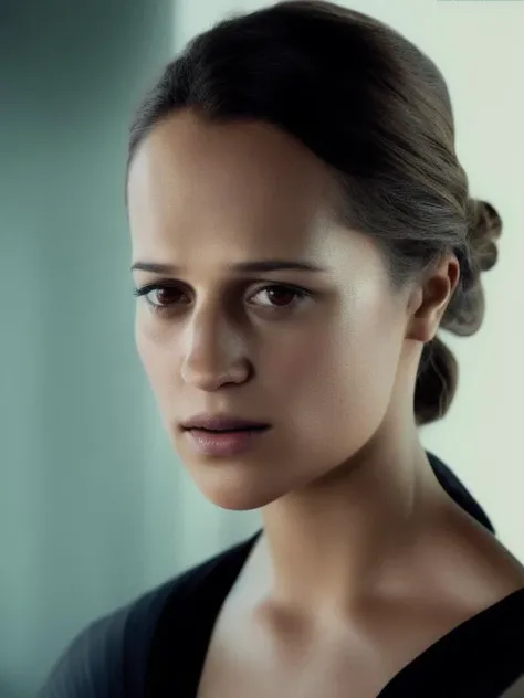 up close AliciaVikander <lora:AliciaV3:1> portrait 8k 4k masterpiece photo analog style