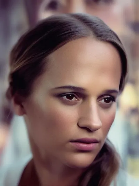 up close AliciaVikander <lora:AliciaV3:1> portrait 8k 4k masterpiece photo analog style
