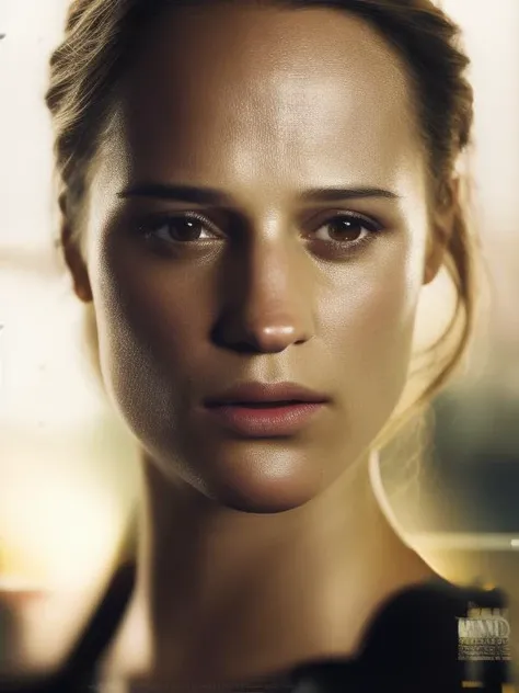 up close AliciaVikander <lora:AliciaV3:1> portrait 8k 4k masterpiece photo analog style