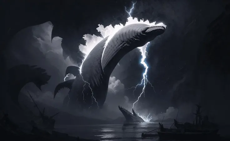 A penis with thunders 