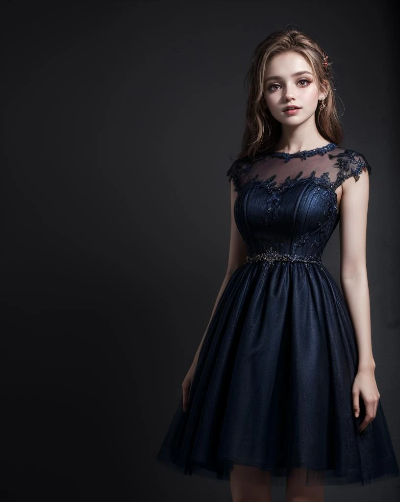 1 girl, blue dress, full body, masterpiece,ultra realistic,32k,extremely detailed CG unity 8k wallpaper, best quality, <lora:copax_dress_v1-000001:0.8>