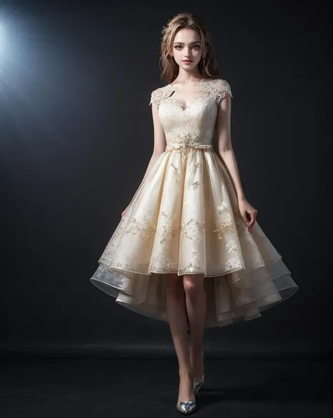 1 girl, white dress, full body, masterpiece,ultra realistic,32k,extremely detailed CG unity 8k wallpaper, best quality, <lora:copax_dress_v1-000001:0.8>