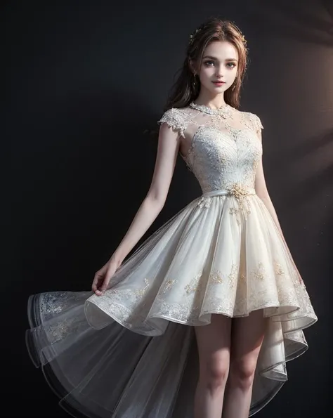 1 girl, white dress, full body, masterpiece,ultra realistic,32k,extremely detailed CG unity 8k wallpaper, best quality, <lora:copax_dress_v1-000001:0.8>