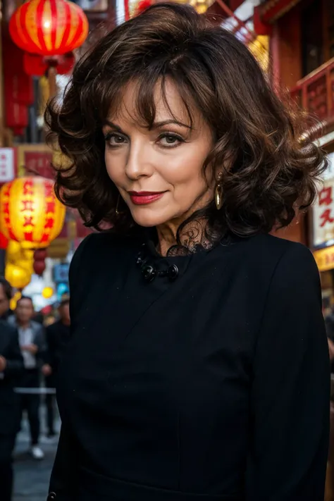 (wholesomegrannies:0.2), close up photorealistic photo of <lora:jncnmilf_V2-000012:0.8> jncnmilf, a mature woman, 65 years old, (facial wrinkles:0.5), big hair, skinny body, skinny thighs, wearing a dress, walking in Chinatown, busy, crowded, (sharp forcus, highly detailed, 4k, 8k, best quality, masterpiece, ultra highres:1), night time, dark lighting, contrast, <lora:rMadArt3_NoiseOffset:2>