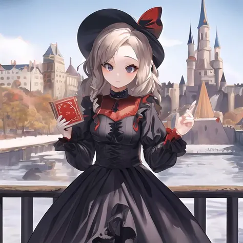 masterpiece, best quality, castle background, 1girl, cowboy shot, b_horror_v2_2, mmksc <lora:add_detail:0.25><lora:mmks_clean:0.25>