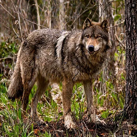 When we talk about the wolf,
we see its tail