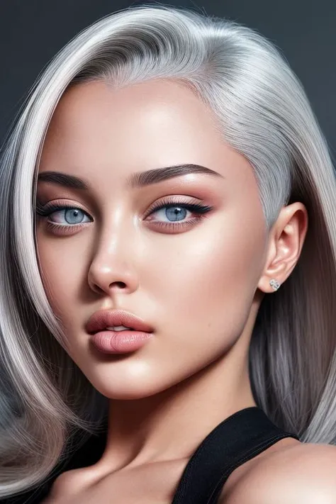 (CR-MariPasha3va-Supremo:0.9), full color photography of woman, (slick undercut hair:1.0),
masterpiece, best quality, sharp focus, 8k highres, ultra-detailed, rim light, (grey background:1.0),