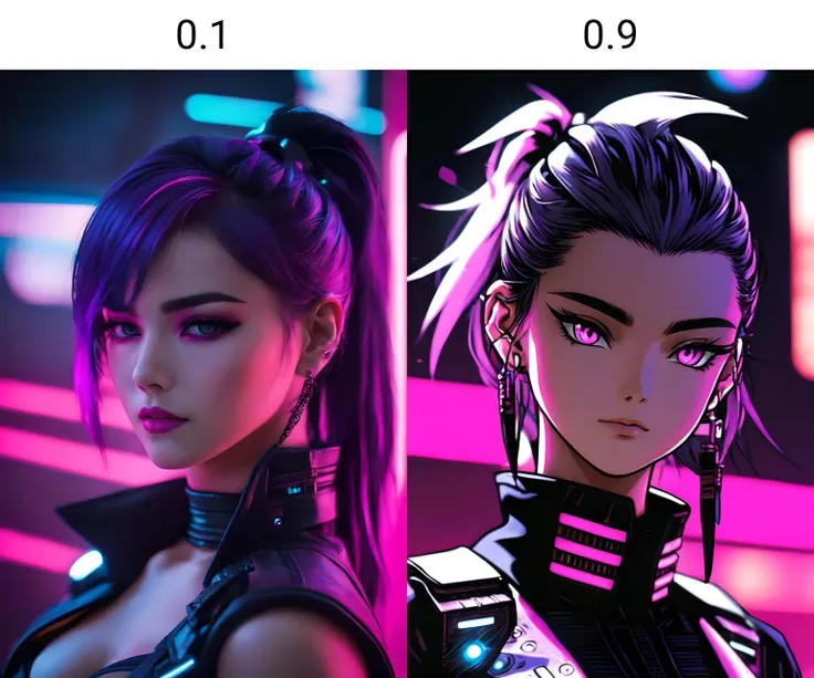 neonpunk style 1girl,beautiful face,<lora:PAseer-SDXL-ZaoDaoV1:0.1>, . cyberpunk, vaporwave, neon, vibes, vibrant, stunningly beautiful, crisp, detailed, sleek, ultramodern, magenta highlights, dark purple shadows, high contrast, cinematic, ultra detailed, intricate, professional