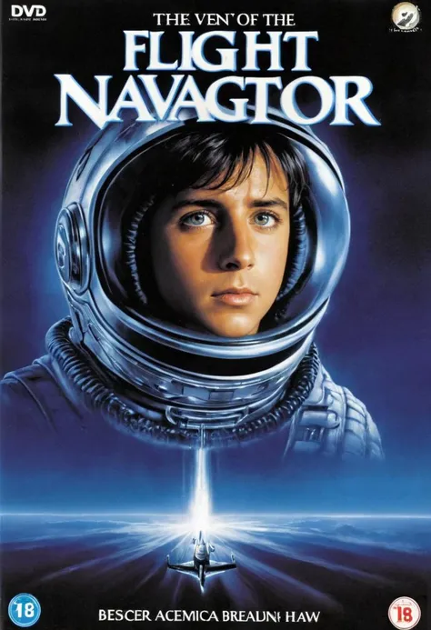 dvd cover for Flight of the Navigator (1986),