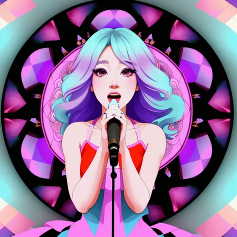 flat shading, ghostly, Obon, pastel theme, kaleidoscope style <lora:kaleidoscope:0.25>
highres, dramatic,
,A charismatic singer, her soulful voice and captivating stage presence embodying the beauty of artistic expression and the power of a woman's voice, powerful depiction of the elements, ultra-HD