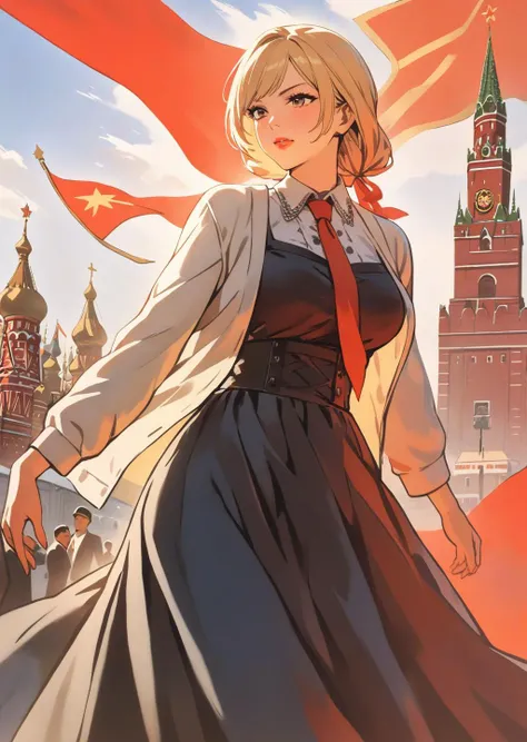 winnie the pooh,masterpiece,best quality,highres,best quality,ultra high res,2d,(highlydetailed),(solo),(stylish),(fashionable),<lora:Soviet-poster:1>,soviet poster,