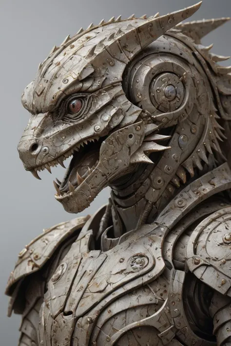 lizard , highly detailed masterpiece, <lora:Envy Heavy Armor - 01 - SDXL:0.25>