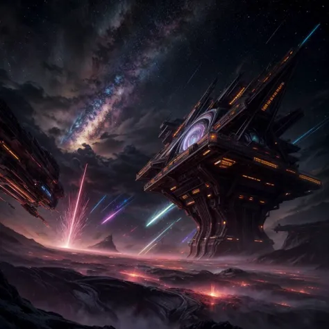 Matter to antimatter, galactic explosion, show me infinity, psychopathic masterpiece, architectural existential crisis, voltaic rift, radiant, exuding power, galactic, nebulae, by greg rutkowski and WLOP and Jessica Rossier and Evgeny Lushpin and Alejandro Burdisio and Andreas Rocha, photograph, intricate, sharp focus, vivid color, (extremely detailed 8k wallpaper), Realistic photograph, precise and intricate textures, translucent, masterpiece detailed and intricate, precise details, precise and detailed background, complex background, ultra-realistic, 8k UHD, precise volumetric lighting, Natural-looking highlights and shadows, precise and delicate shadows, Matter to antimatter, galactic explosion, show me infinity, psychopathic masterpiece, architectural existential crisis, voltaic rift, radiant, exuding power, galactic, nebulae, by greg rutkowski and WLOP and Jessica Rossier and Evgeny Lushpin and Alejandro Burdisio and Andreas Rocha, photograph, intricate, sharp focus, vivid color, (extremely detailed 8k wallpaper), <lora:add_detail:1.4>