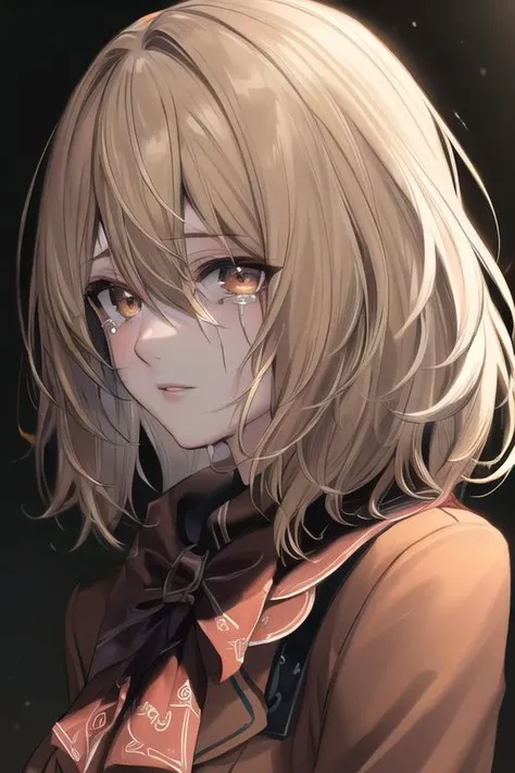 ((ultra detailed, masterpiece, best quality)) 
<lora:RE4Ashley:0.8>
 RE4Ashley, 
crying,
godly auburn light,
looking at viewer, dim light,
1girl, solo, blonde hair, portrait,
black background,