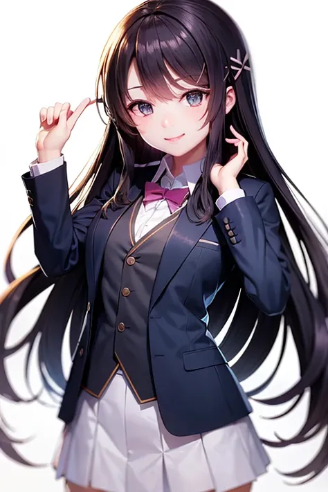 school uniform, jacket, white shirt,<lora:mayijiang-10:0.8>,mayijiang,light smile,best quality