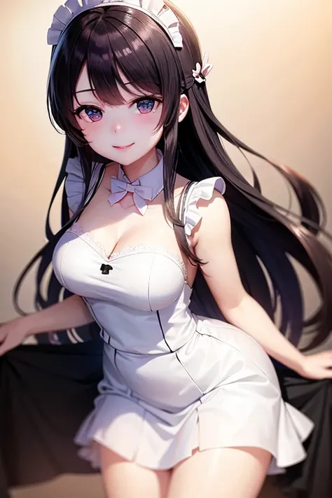 (maid dress:1.2),<lora:mayijiang-10:0.8>,mayijiang,light smile,mid_breats,best quality