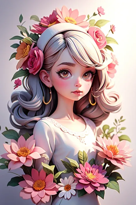 (masterpiece, beat quality, official art, watercolor sketch), a flower