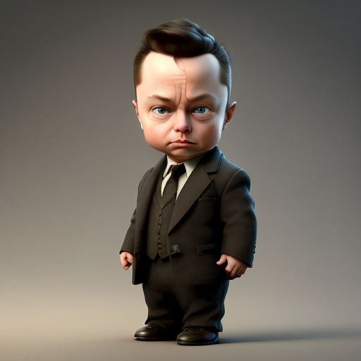 A close up of a cartoon character in a suit and tie - SeaArt AI