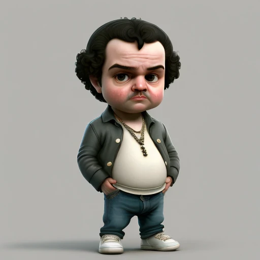 cbzbb , Pablo escobar ,charachter ,cute, little,  beautiful, devian art, trending artstation, digital art, detailed, cute, realistic, humanoide, character, tiny,cinematic sho ,cinematic lights,pablo escobar,with weapons,Pablo escobar