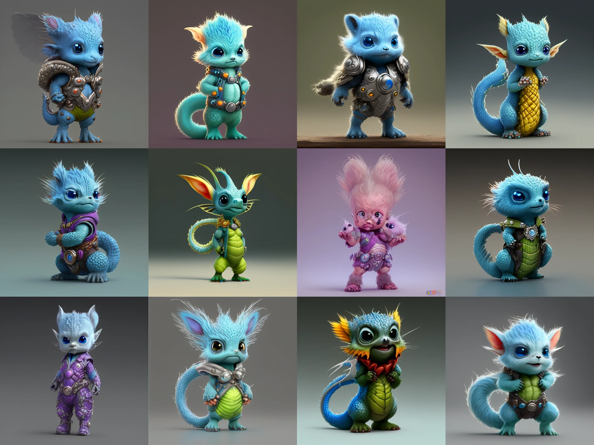 Tiny fantasy Creature ,cbzbb, detailed, detailed eye, super cute