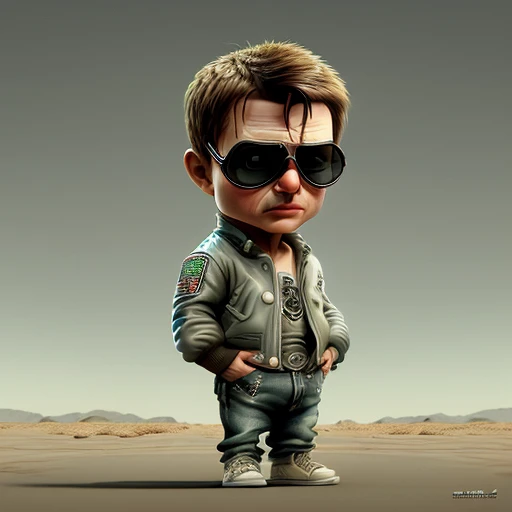 cbzbb , ((tom cruise)) ,charachter ,cute, little, beautiful, devian art, trending artstation, digital art, detailed, cute, realistic, humanoide, character, tiny,cinematic sho ,cinematic lights,((tom cruise)), (tom cruise from top gun)