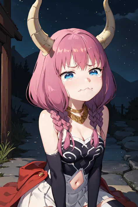 (lying on bed), bird’s eye view, (upper body exposed), covering her breasts with her hands. AURA, HORNS, LONG HAIR, BRAID, GLOVES, TWIN BRAIDS, ELBOW GLOVES, BLACK GLOVES, LARGE BREASTS, (ecstasy:1.3) ,(slut:1.2),(vulgarity:1.3),(fucked silly:1.1),(steam:1.1),(wet:0.8),(trembling:0.8),(tears:0.7) ,(drooling:0.6),(sweat:0.8), ((nsfw)),