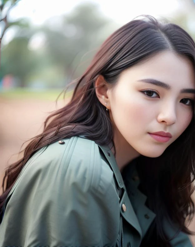 a hansohee sitting on a bench in the park, night lights, city lights, moonlight, night<lora:hanSoHee_v10:1>, 4k, Fujifilm XT3, 8k, max result, photographed on a Kodak, Award-winning photograph, (ultra realistic:1.5), (best quality:1.5), photorealistic, detailed skin texture, masterpiece, (photorealistic:1.4), Raw Photo, perfect shading, realism, photography,detailed face texture, detailed lip texture, detail ear, detail eye, depth of field,