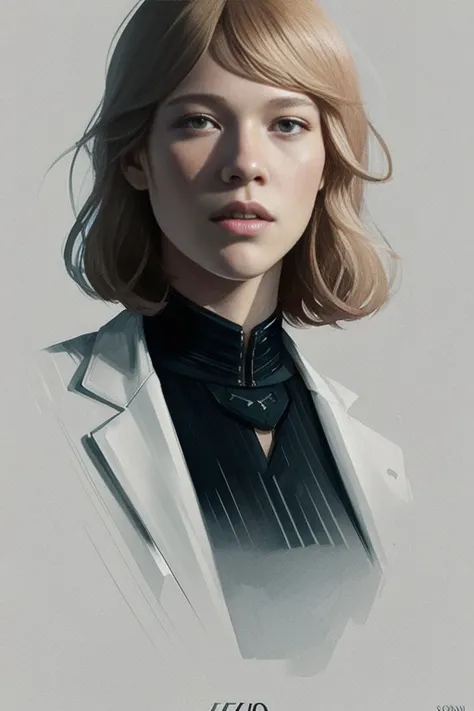 lea-seydoux person, <lora:lea-seydoux:0.8>, by Greg Rutkowski