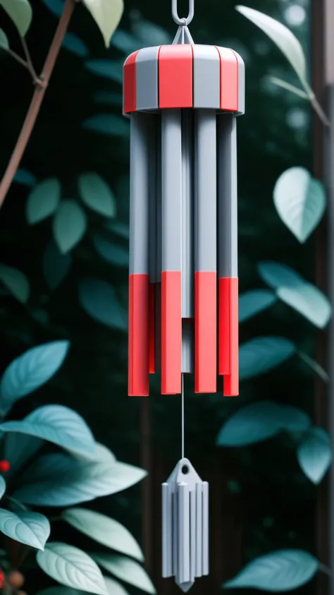 <lora:NESStyleXL:1>NESStyleWind chime, NES-inspired, gray plastic, red plastic, 24mm, (analog, cinematic, film grain:1.3), Bokeh DOF, (Masterpiece:1.3) (best quality:1.2) (high quality:1.1)