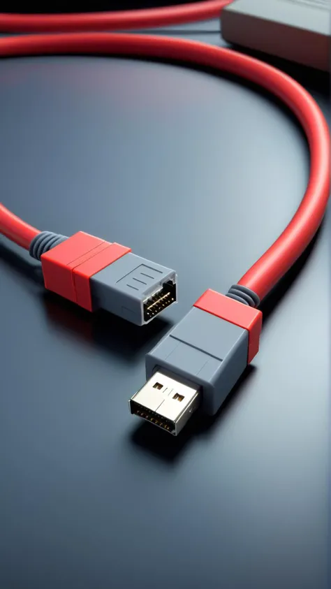 <lora:NESStyleXL:1>NESStyleUSB cable, NES-inspired, gray plastic, red plastic, 24mm, (analog, cinematic, film grain:1.3), Bokeh DOF, (Masterpiece:1.3) (best quality:1.2) (high quality:1.1)