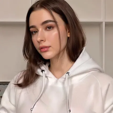 a photo of dasha taran, ohwx woman, best quality, fine details, wearing a hoodie, <lora:dashataranv2_SDXL-000022:1>