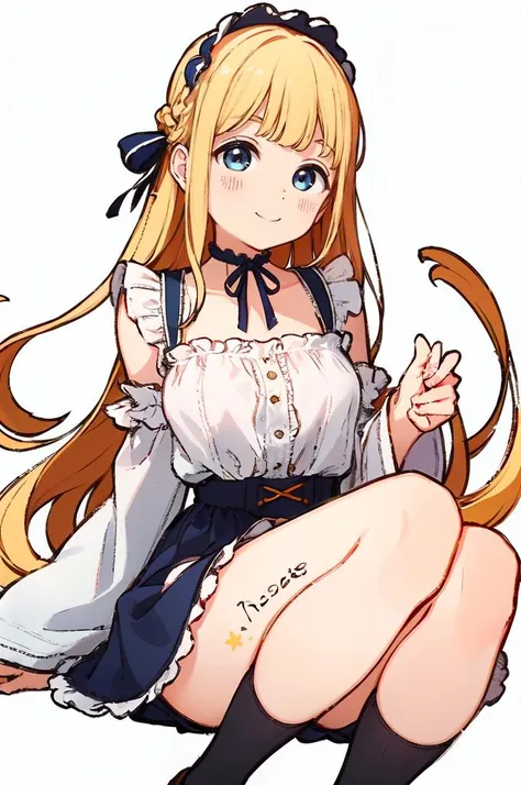 Highest quality　I have long hair　Yakumo blue　Red eyes　Odd Eye　naked　Masturbation　ejaculation