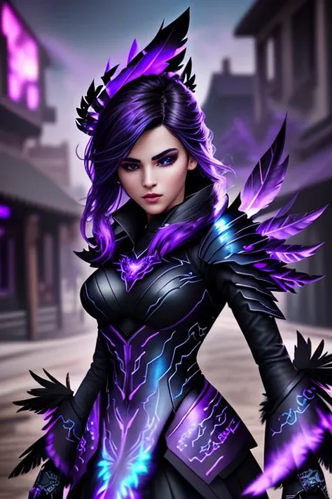 shadowrealmstyle <lora:shadowrealm_model-000008:0.6> {high quality}, octane render, Ultra HD, cinematic ray, depth of field, outdoors background, clothes, feathers, 1girl, beautiful face, blue theme,