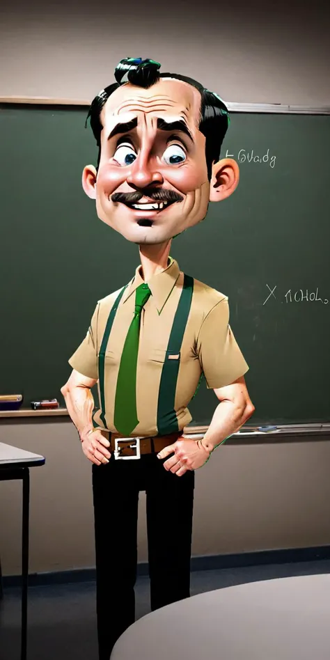 <lora:BillMatheson:.8> A BillMatheson man brainstorming innovative teaching methods alone in a dimly lit classroom