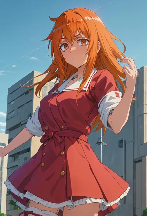 (safe:1.10), best quality, masterpiece, highres, solo, (maki_gamou_donttoywithmemissnagatoro:1.10), jumping, cowboy shot, looking at viewer, anime_style, 30 <lora:maki_gamou_donttoywithmemissnagatoro:0.80>
