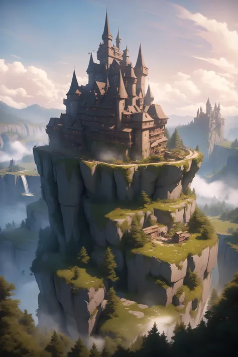 Garden castle, Many flowers, A few purple roses, clouds, dramatic clouds above, pink, dreamy ultra wide shot, atmospheric, hyper realistic, 8k, epic composition, cinematic, octane render, artstation landscape vista photography by Carr Clifton & Galen Rowell, 16K resolution, Landscape veduta photo by Dustin Lefevre & tdraw, 8k resolution, detailed landscape painting by Ivan Shishkin, DeviantArt, Flickr, rendered in Enscape, Miyazaki, Nausicaa Ghibli, Breath of The Wild, 4k detailed post processing, artstation, rendering by octane, unreal engine,