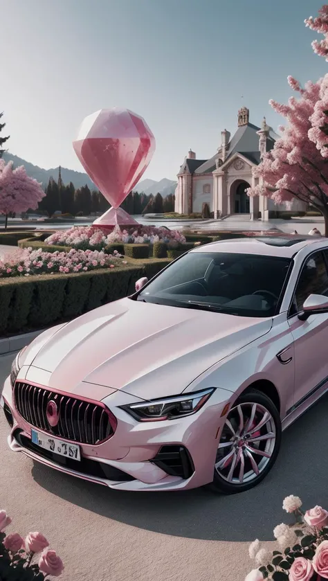 <lora:RoseQuarzAI_style-000010:0.6> RoseQuarzAI, car, rose world, gem, (masterpiece)
